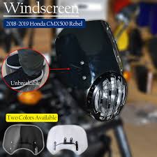 Maybe you would like to learn more about one of these? For Honda Rebel 300 500 Cmx300 Cmx500 2018 2019 2020 Windshield Windscreen Fly Screen Deflector Cmx 300 500 Motor Accessories Kotora Shop