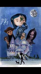 Coraline (dakota fanning) es una niña aburrida y triste en su nuevo hogar, con extraños vecinos arriba y abajo. Pin De Mariajose En Ll Dibujos Bonitos Coraline Pelicula De Coraline