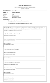 grade 10 worksheets english language