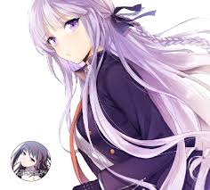 Pin By Klary Cat On Kyoko Kirigiri Anime Purple Hair Manga Girl Manga Anime