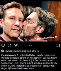 Demi's dad appears to be high