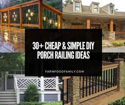 It is a code and a requirement that all decks that are above 30'' should have a guardrail compulsorily. 30 Cheap And Simple Diy Porch Railing Ideas Designs For 2021