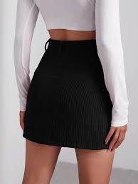 The button front midi skirt is everywhere this spring and summer, and naturally i've jumped right on that wagon. Buttoned Front Cord Skirt Shein Eur