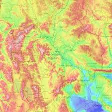 Ontvang een reisvoorstel op maat. Topografische Kaart Noord Macedonie Hoogte Relief