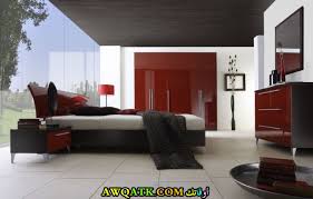 غرف نوم مودرن كاملة بالجدران و الأرضيات و الأثاث