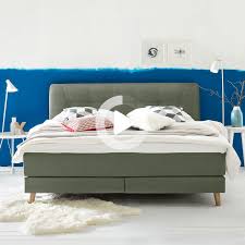 Moerteens Box Spring Bed Maelby 160x200 Cm Woven Khaki With Mattress Topper Boxspringbett Bett Ideen Schlafzimmerrenovierung