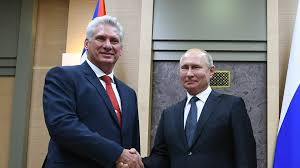El presidente de cuba emite un mensaje tras la inusual jornada de protestas que vivió el país el domingo, donde miles de personas salieron a las calles. Putin Felicita Al Presidente De Cuba Por Su Eleccion Como Lider Del Partido Comunista 20 04 2021 Sputnik Mundo