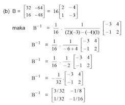 Check spelling or type a new query. Invers Perkalian Matriks Ordo 2 X 2 Materi Lengkap Matematika