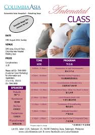 Columbia asia hospital petaling jaya. Event Antenatal Class At Columbia Asia