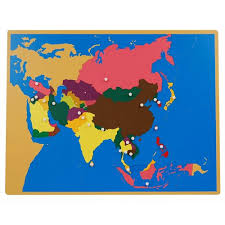 The montessori puzzle maps come in different forms, including a map of the world, maps of each continent, and maps of individual countries. Elite Montessori Asia Puzzle Map With Labeled And Unlabeled Control Maps Buy Online In Angola At Angola Desertcart Com Productid 43204519