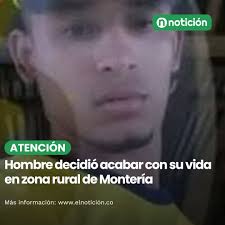 Lamentable Jesús Manuel Viloria fue el hombre que decidió quitarse la vida  en las últimas horas, mediante ahorcamiento en la vereda Todos Pensamos  zona rural de Montería. Según versiones extraoficiales, el hombre