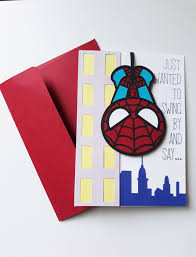 Spider Man Birthday Card Greeting Card Invitation Etsy In 2021 Spiderman Birthday Birthday Cards For Men Mens Birthday Party