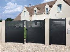 Последние твиты от brico dépôt (@bricodepot). Portail En Fer Aluminium Portillon Brico Depot Portail Aluminium Battant Portail Battant Alu Portail