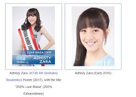 Two blue stripes ) adalah sebuah film drama remaja indonesia tahun 2019 yang disutradarai oleh gina s. Profil Biodata Dan Fakta Adhisty Zara Member Jkt48 Terbaru