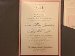 Detroit Sweetest Heart Of Mary Catholic Church Dyc Catholic Wedding Invit Catholic Wedding Invitations Wedding Invitations Pink Grey Pink Wedding Invitations