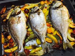 Chef & dad recipe links, book links & more right here jamieol.com/togetherpreorder. Dorade Im Ofen Gegart Auf Gemusebeet Randen Und Marillen