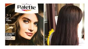 Evde Sac Boyama Palette 7 1 Asil Kumral Youtube