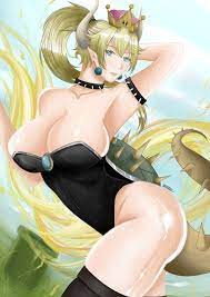 Anime blonde breast