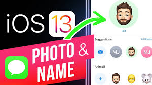 Ios 13 How To Set A Profile Picture Display Name In Imessage Customize Your Imessage Profile Youtube