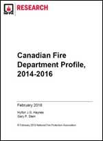 Nfpa Report Canadian Fire Department Profile