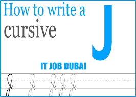 Use a crayola® colored pencil to practice writing letters. How To Make A J In Cursive 2021 It Jobs Dubai Uae