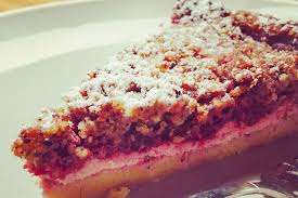 Na, seid ihr schon alle reif fürs wochenende? Cream Cheese Himbeer Streuse Allerlei Zuckerfrei