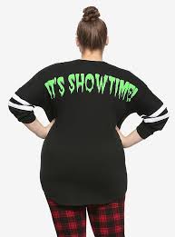 I believe in time travel and wormholes. Beetlejuice It S Showtime Girls Athletic Jersey Plus Size Girl Sweatshirts Plus Size Hoodie Girl