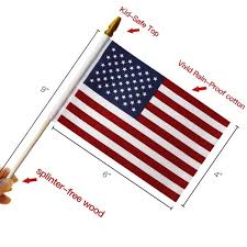 Good quality flags at low prices, with a choice of 4x6 inch, 8x12 inch and 12x18 inch flag sizes. Anley 4 In X 6 In Usa Wooden Stick Handheld American Flag With Kid Safe Golden Spear Top A Flag Mini Us Wooden4x6 The Home Depot