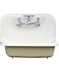 Wall mounted porcelain triangle sink with small size item no:wb5027 size : Can T Miss Deals On Antique Style High Back Farm Sink Cast Iron Porcelain Wall Mount Sink Gray 24