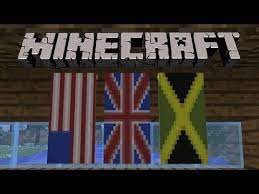 How To Make Union Jack Uk Flag American Flag And Jamaican Flag In Minecraft 1 8 Banner Tutorial Youtube American Flag Banner Jamaican Flag Uk Flag