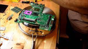 Fixing A Dell Motherboard With Heatgun Reflow Or Oven Nvidia Graphics Gpu Issue Youtube