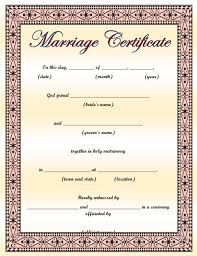Totally free shipping & returns. 30 Real Fake Marriage Certificate Templates 100 Free