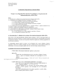 Indumentaria de paja y toquilla es solicitada por alemania, francia, bélgica,francia, japón,reino unido, canadá e italia. La Segunda Revolucion Tecnologica Y Los Procesos De Industrializacion 1870 1914 Apuntes De Historia Economica Docsity