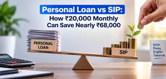 Personal Loan vs SIP: How ₹20,000 Monthly Can Save Nearly ₹68,000