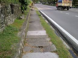 Lot 6235, jalan baru, pulau pinang, kampung jawa, 13700 perai, penang, малайзія. Cracked Slab Waiting To Break At Jalan Sultan Azlan Shah Penang Awaiting Jkr Timur Laut To Expedite Repairs Penang Sultan Sidewalk