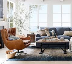 Wells Tufted Leather Swivel Armchair Furniture Design Living Room Living Room Decor Modern Couches Living Room