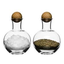 Oak Spice Storage With Oak Stoppers 2 Pcs Sagaform Royaldesign Herb Storage Spice Jar Set Spice Bottles