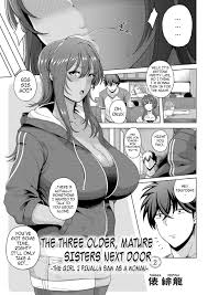 Tawara Hiryuu- Toshiue Zukushi Jukushita Sanshimai – The Three Older,  Mature Sisters Next Door Ch. 2 – Mega Boobs Cartoons
