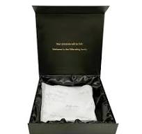 Custom Luxury Gold Foiled Big Gift Box Matte Black Magnet Magnetic Paper  Closure Foldable Packaging Folding Gift Box with Satin