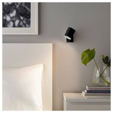 Nymane Wall Reading Lamp With Led Bulb Anthracite Ikea Wandleuchten Design Leselampe Bett Wandleuchte Schlafzimmer