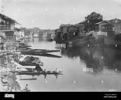 Jhelum river Black and White Stock ...