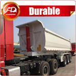 China 3 Axles U Shape End Dump Tipper Trailer for Sale - Buy ...