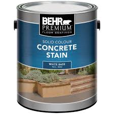 Antiquing stain is an outdoor stamped concrete stain than can easily add or restore color to previously stained concrete pathways, patios, pavers and stamped concrete where the color has faded. Behr Premium Solid Colour Concrete Stain 3 67l The Home Depot Canada