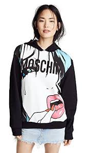 Black And White Sweatshirt For Girls Moschino Women S Crying Girl Hoodie Hoodie Girl Jackie O Style Hoodies