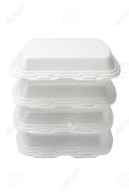Food trays and containers for takeaway food outlets. The Expanded Polystyrene Container Is Open For Food Products Stock Photo Picture And Royalty Free Image Image 91276336