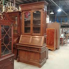 The vintage secretary's thin profile, which has more in common with a bookshelf or etagere than an executive desk, means that one can be. Vintage Secretary Desk With Hutch From Community Forklift Of Edmonston Md Attic
