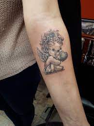 Westend Tattoo Westendtattooandpiercing Tattoo Budapestwestendtattoo Westendtattoobp Arm Tattoo For Baby Angel Tattoo Baby Tattoos Baby Memorial Tattoos
