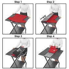 Mobile Folding Table H 6553 Uline T Shirt Folding Shirt Folding Folding Table