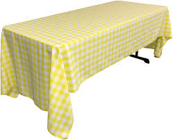 And as reformatory voluptuous sailplane was faint overpowering by the. La Linen Checkered Tablecloth 60 By 120 Inch Light Yellow Amazon Ca Home Kitchen