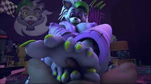 FNAF Roxanne Wolf footjob - animated pleasure at its finest